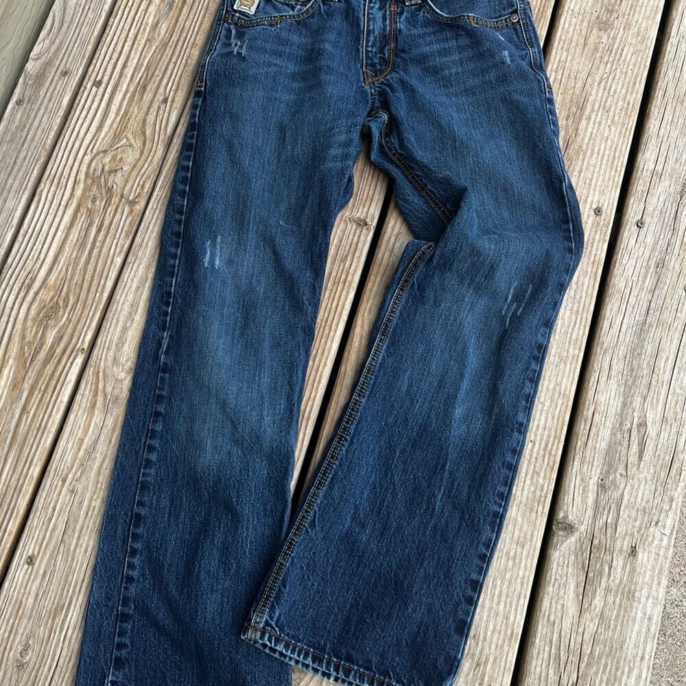 CINCH cotton, denim, jeans, bootcut, distressed, women's 28 x 32